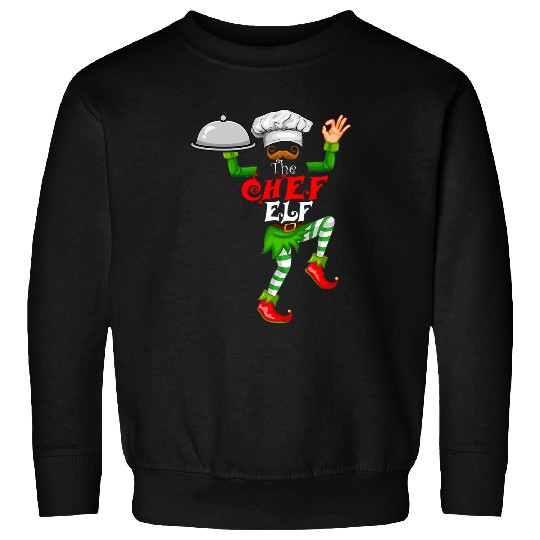 The Chef Elf Matching Group xmass Funny Family Christma Sweatshirts
