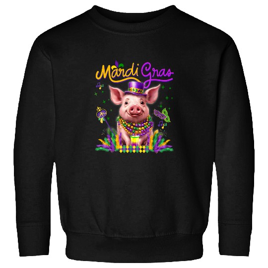 Mardi Gras Party carnivals Guinea Pig Animal Lover and Farmer Sweatshirts