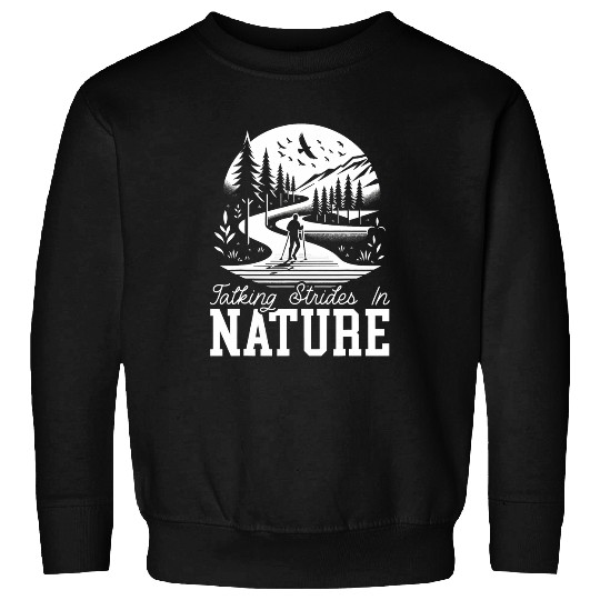 Nordic Walking Lover Endurance Cardio Fitness Nordic Walker Sweatshirts