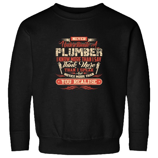 Patriotic Plumber US Flag Plumbing Handyman pipess Fitter Sweatshirts