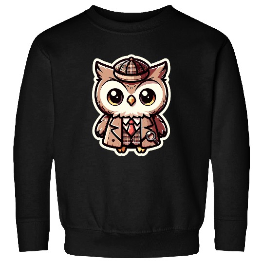 Owl Detective 2Adventure Sleuth Owlet 2Detective Sweatshirts