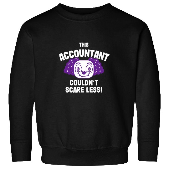 This Accountant Couldnt Scare Less Halloween CPA Scary Sweatshirts