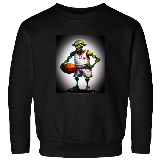 Zombie Basketball player Sweatshirts