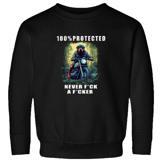ROTTWEILER BOSS 100 Protected Rottweiler Fun 2 Sweatshirts