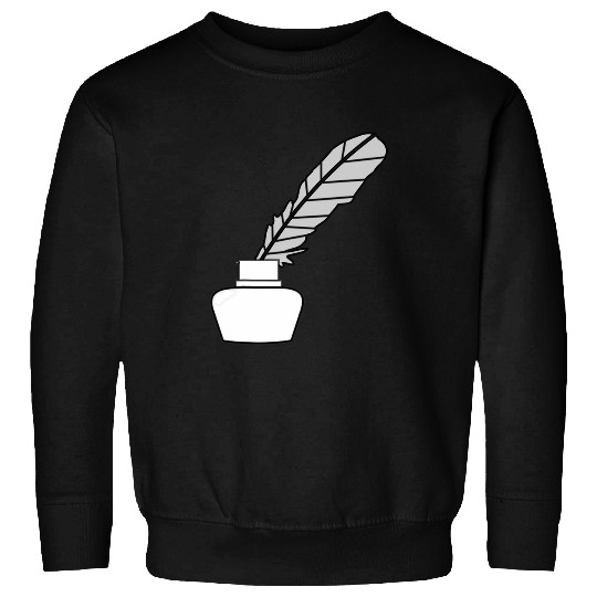 Quill Feather Author Writer 2 Sweatshirts