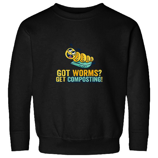 Meal Worm Farming Vermiculture Compost Worm Farmer 214 Sweatshirts