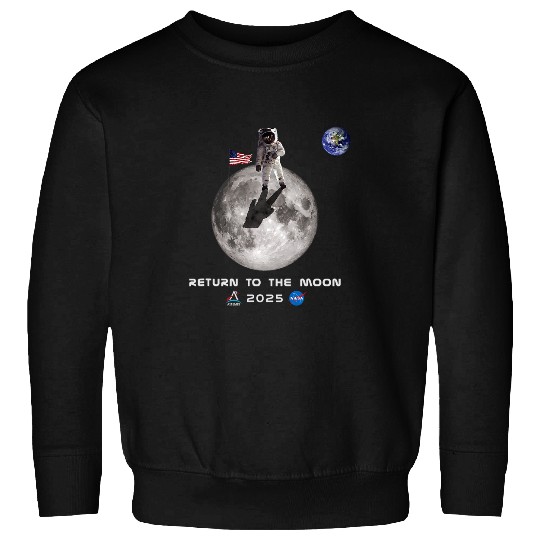 NASA Artemis Mission Astronaut Moon 2025 Sweatshirts