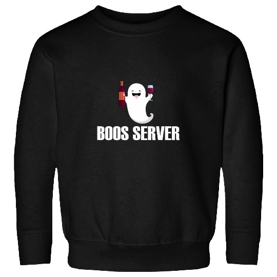 Cute Boos Server Bartender Waitress Halloween Sweatshirts