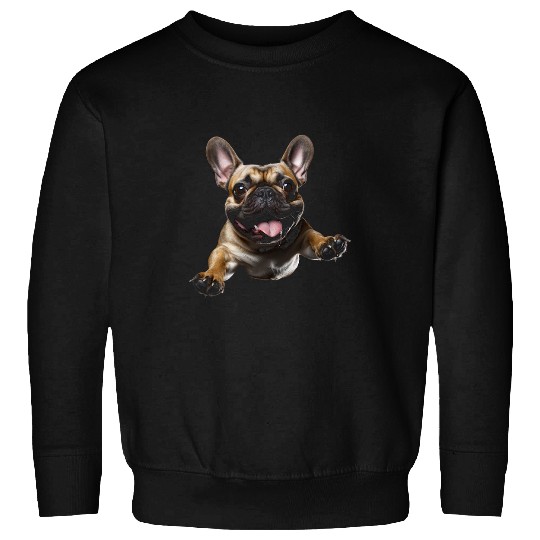Jumping French Bulldog Sweatshirts