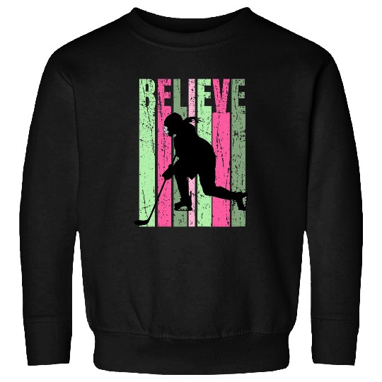 Retro Ice Hockey Queen Team Coachs Motivational vintages Cute Sweatshirts