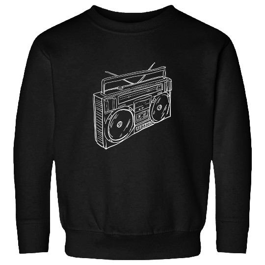 80s 90s Old School Music Hip Hop Beatbox Boombox Sweatshirts