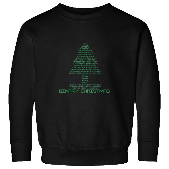 Binary Christmas Humor Coding Coder Christmas Programmer Sweatshirts