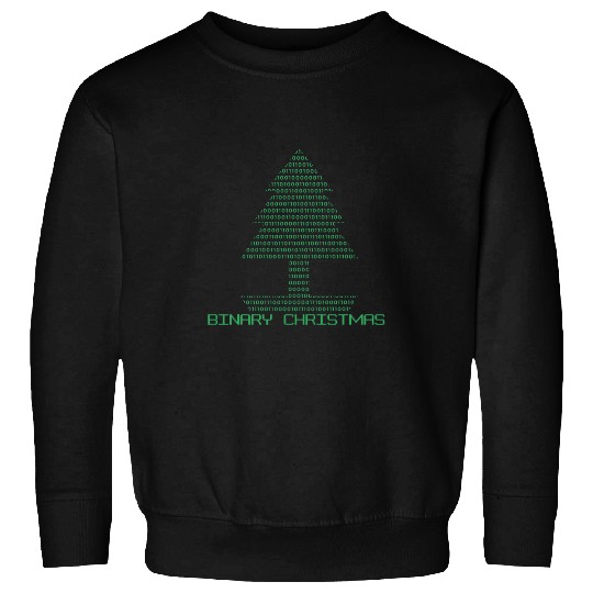 Binary Christmas Humor Coding Coder Christmas Programmer Sweatshirts