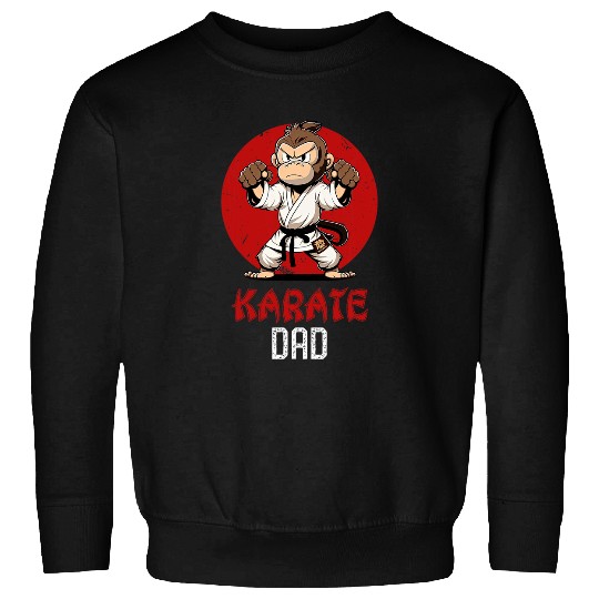 Gorilla Karate Dad Martial Arts Dad Sweatshirts