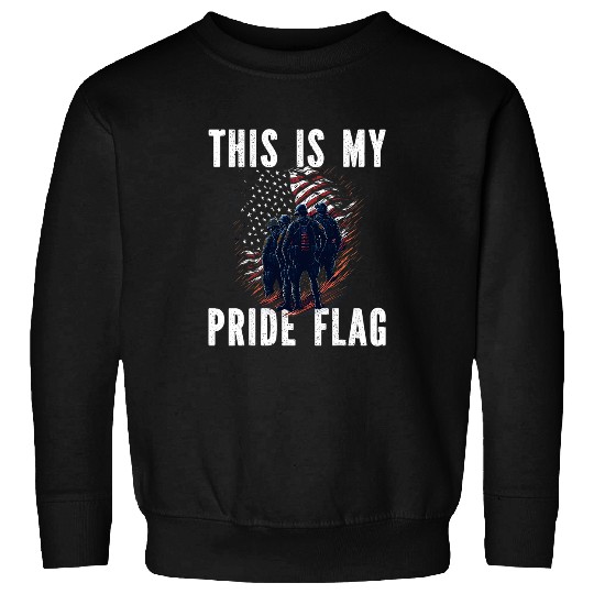 This Is My Pride Flag On Memorial Day Sweatshirts