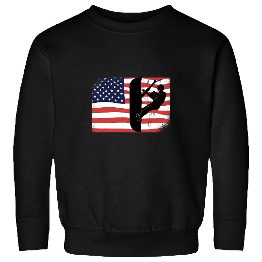 Arborist American Flag 4Th Of July Patrioticic Sweatshirts