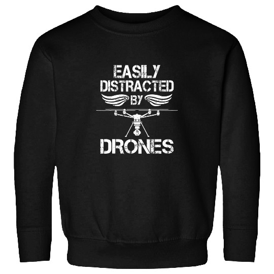 Retro vintages Funny Drone Pilot 3 Sweatshirts