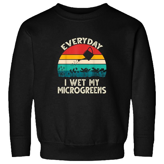 Microgreens Broccoli Cotyledon Microgreens Seeds Sprout Sweatshirts
