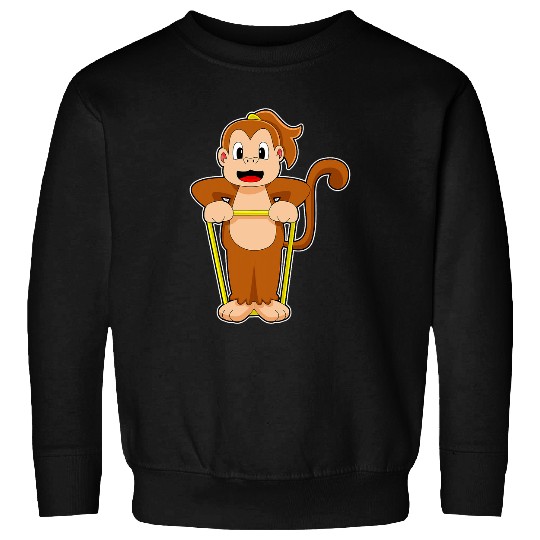Monkey Fitness Gymnastics Rope Sweatshirts