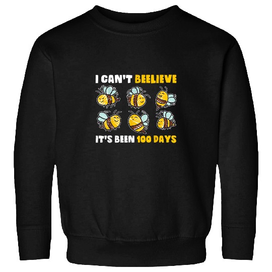 Bee Hive Tree 100 Days Of School Gift for Teacher Student Sweatshirts