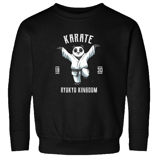 Karate Japanese Martial Arts Fighting MMA Panda Sweatshirts