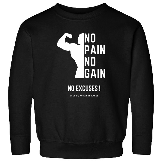Motivation Fitness Bodybuilding Muscle Gym Outfit Sweatshirts