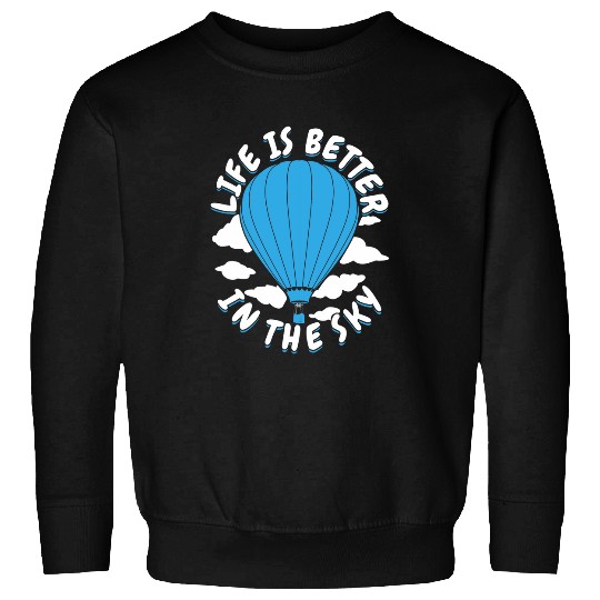 Hot Air Balloon Pilot Design Sweatshirts