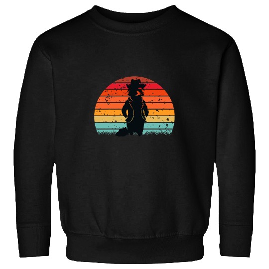 Retro Detective Raccoon Animals Raccoon Lover Sweatshirts
