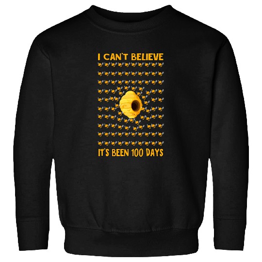 Bee Hive Tree 100 Days of School Teacher or Student Sweatshirts