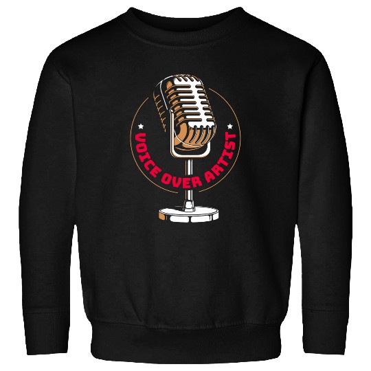 Voice Over Artist Sound Instrument Microphone Sweatshirts