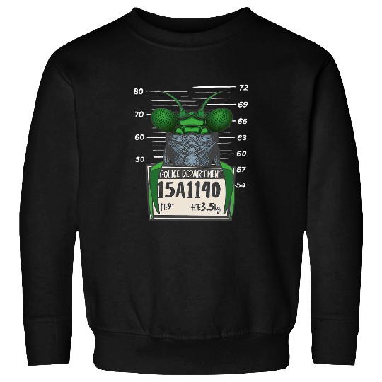 Praying Mantis Mugshot Entomology 2Entomologist Insect Sweatshirts