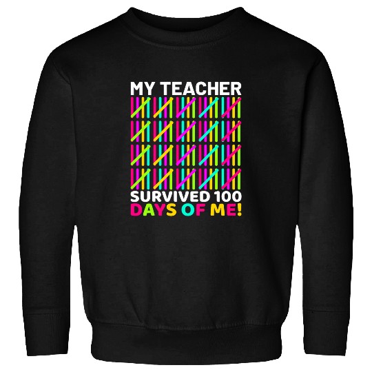 100 DAYS OF SCHOOL Kids 100th Day School Costume 2 Sweatshirts