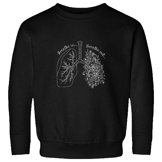 Respiratory Therapy Breath Care Therapist Student Grad Flowe Sweatshirts