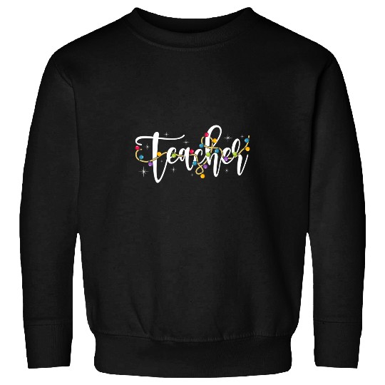 Teacher Christmas Funny xmass Matching Teacher Student Pajama Sweatshirts