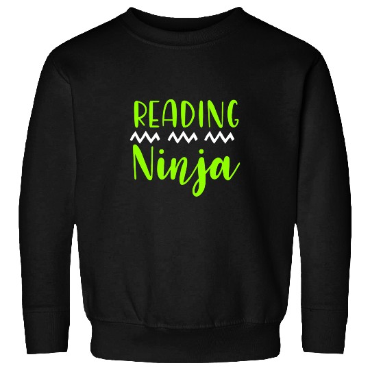 Teacher education school principal student reading ninja Sweatshirts