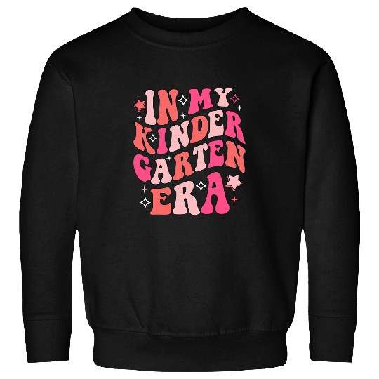 Retro Groovy In My Kindergarten Era Teacher Back To School Sweatshirts