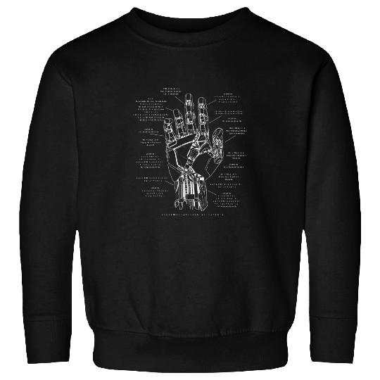 Robotics Robot Hand AI Formula Engineer Programmer Robot Sweatshirts