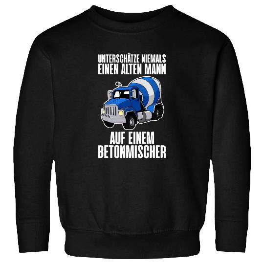 Concrete mixer construction building construction worker 18 Sweatshirts