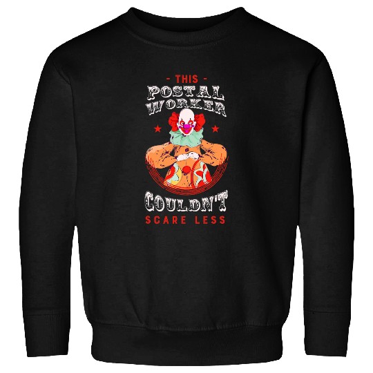 This Postal Worker Couldnt Scare Less Halloween Mailman Sweatshirts