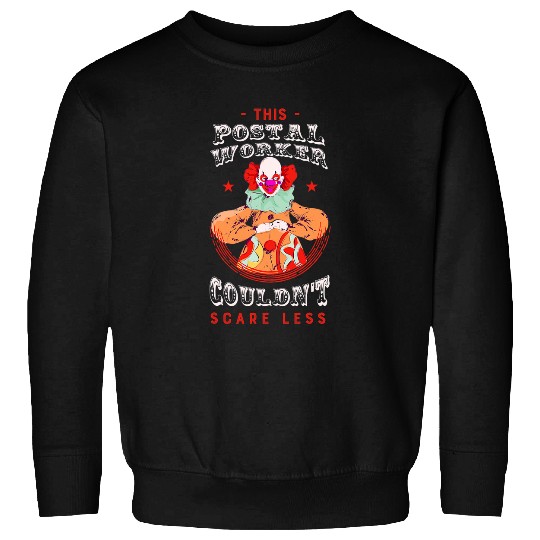 This Postal Worker Couldnt Scare Less Halloween Mailman Sweatshirts