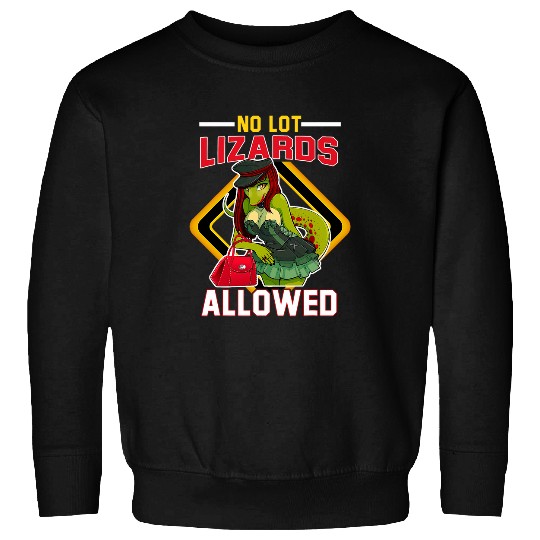 No Lot Lizard CB Talk Trucker Design Sweatshirts