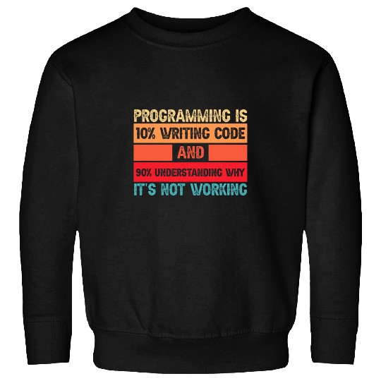 Humorous Programming Quote Programmer Software Developer Sweatshirts