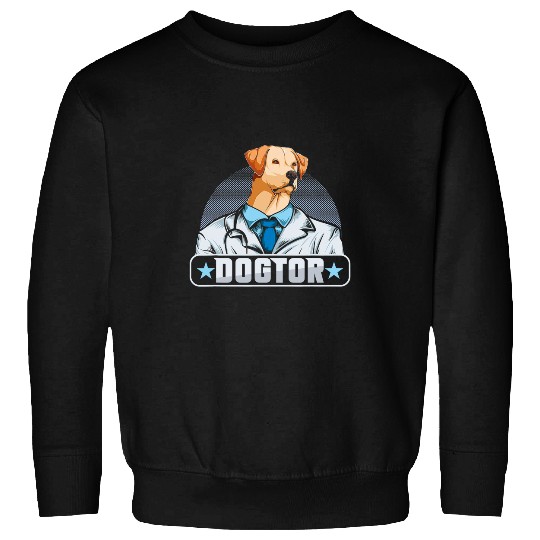 Dogtor Golden Labrador Retriever Vet Tech Veterinarian Dogs Sweatshirts