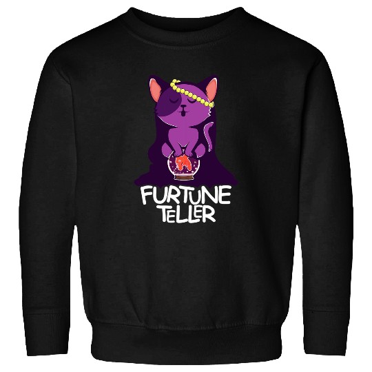Furtune Teller Cat Owner Sweatshirts