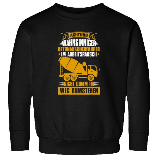 Concrete mixer construction building construction worker 7 Sweatshirts
