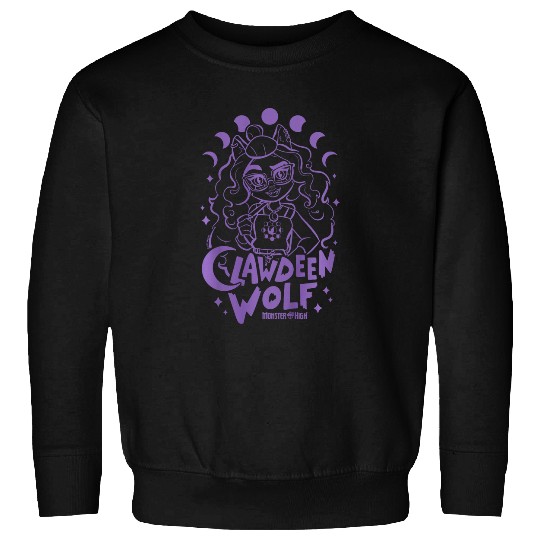 Kids Monster High STUDENT Clawdeen Purple Sweatshirts