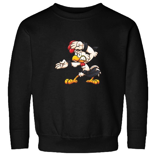 Karate rooster black belt Sweatshirts