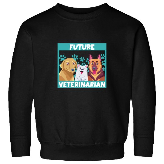 Future Veterinarian Boy Girl Veterinary Assistant Technician 2 Sweatshirts