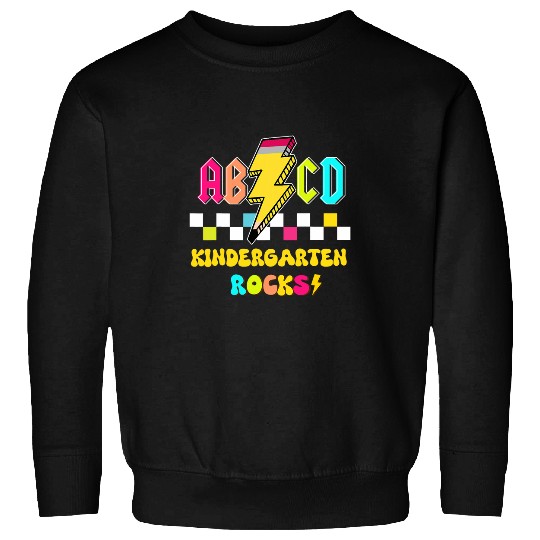 Kindergarten ABCD Rocks Teacher Student Back to School Sweatshirts
