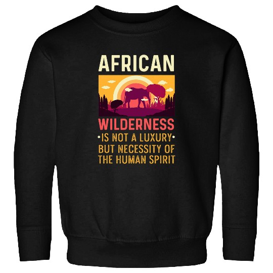 African Wilderness Zoologist Sweatshirts